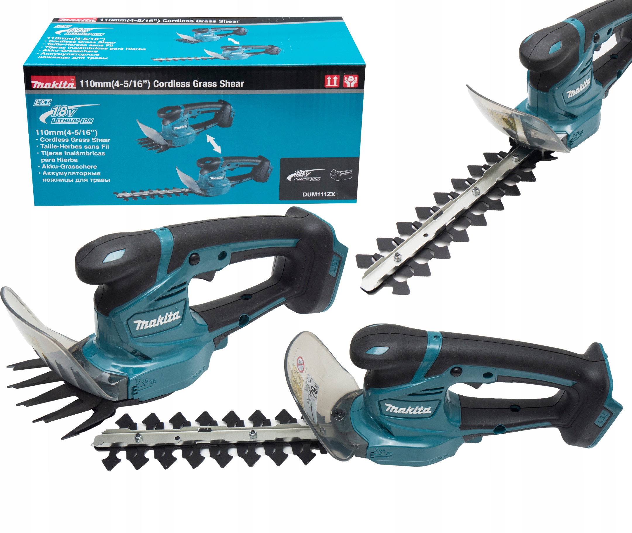 Makita akumulátorové elektrické nožnice 20 cm 18 V